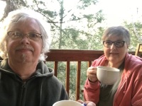Coffee on the porch